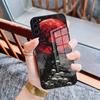 Чехол для телефона с узорами в стиле Хоррор 'Череп' для Samsung A25 A13 A33 5G A54 A36 A35 A56 A52 A14 Ударопрочная стеклянная крышка