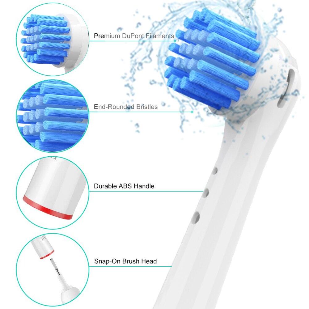 12 шт. чувствительные насадки для зубных щеток Oral-B, насадки для электрических зубных щеток Advance Power/Pro Health