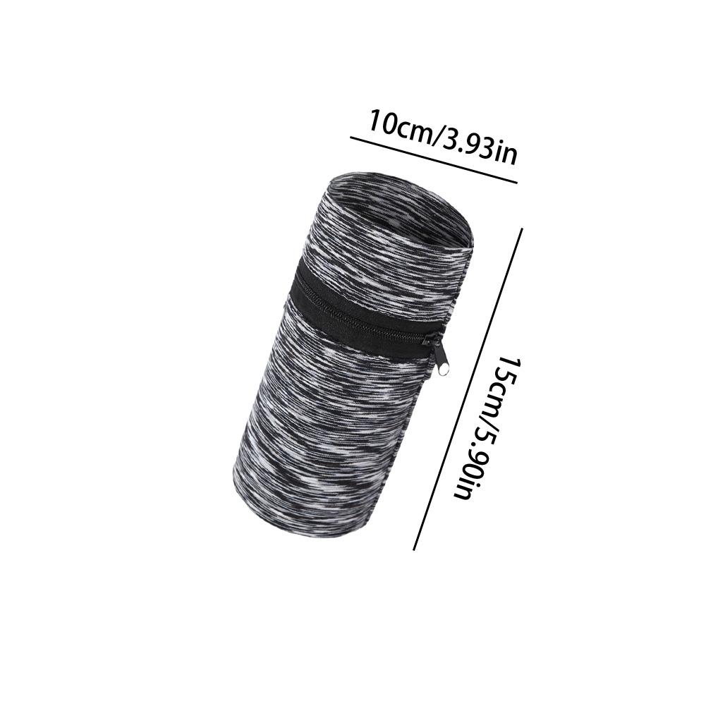 Zipper Running Bag Wrist Wallet Pouch Wrist Bag Basketball Yoga Wristband Sweatband Sports Arm Bag for Key Card Storage Case