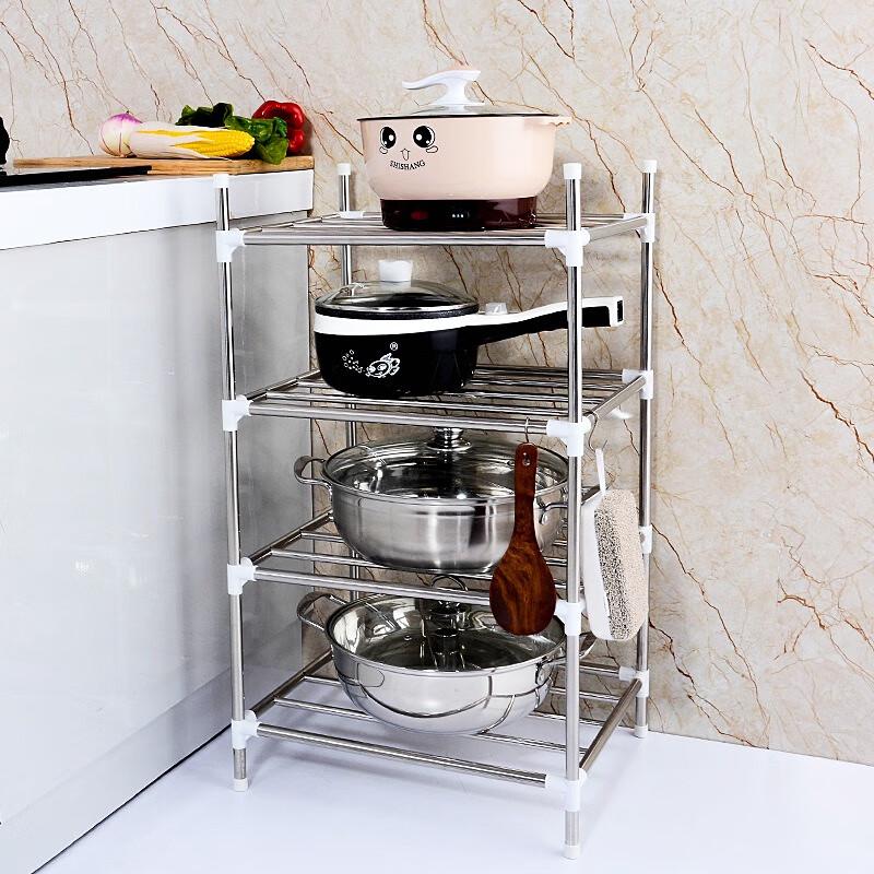 MIAOQIAO Stainless Steel Multi-Layer Storage Rack