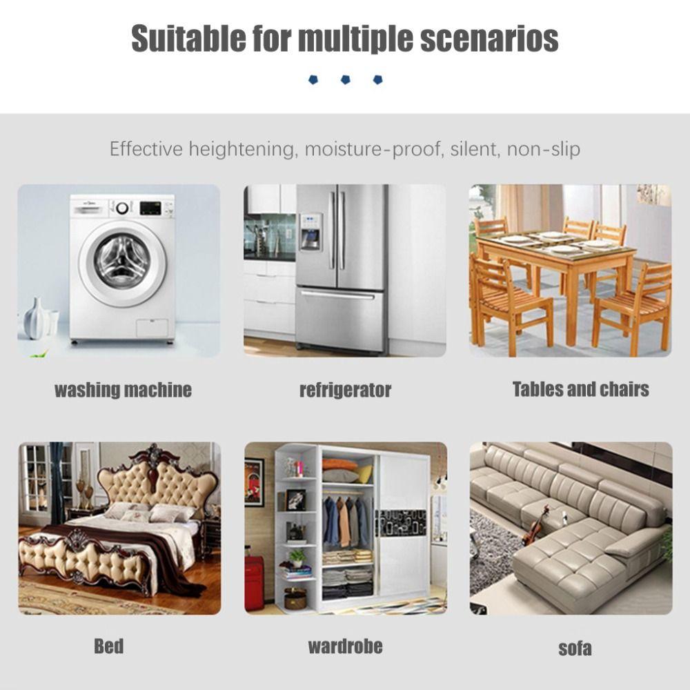 Support Feet Legs Mat Dampers Stand Refrigerator Base Washing Machine Pad Rubber Mat Feet Pad