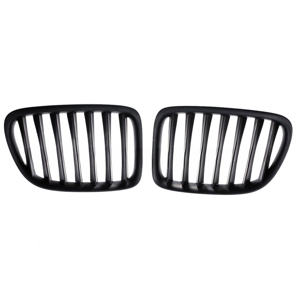 Matte Black Grille for BMW X1 E84 2010-2015, Single Bar