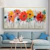 Abstract Colorful Flower Pictures Canvas Painting Posters and Prints Wall Art Pictures for Living Room Home Decoration NO FRAME