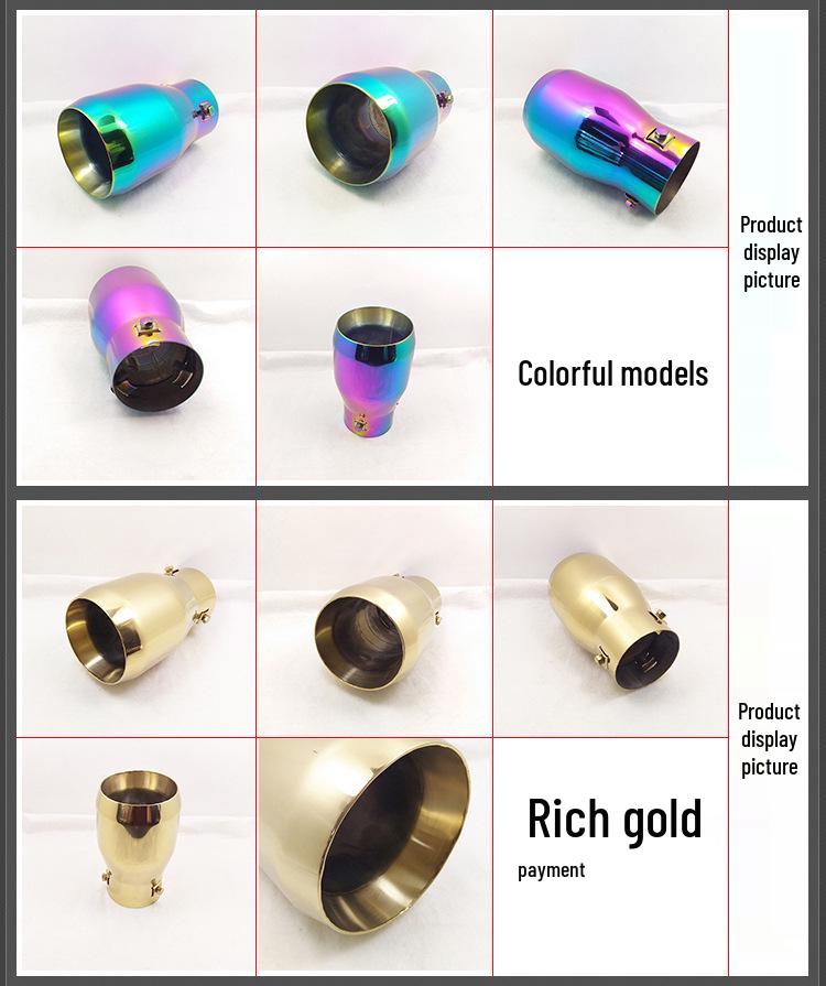 Совместимая выхлопная труба для Toyota Prado, CRV, Haval H6, Reiz, ASX, Journey, Vitara и Pajero Sport