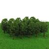 Plastic Model Trees Train Railroad Scenery 20Pcs 1:150 10PCS HO N Landscape