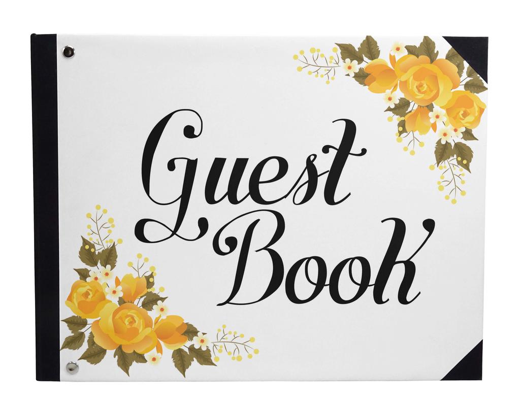 Сувенир Darling Black Blur Light Printed Hardback Cover Персонализированная гостевая книга для вечеринки по случаю выхода на пенсию - 9 x 12