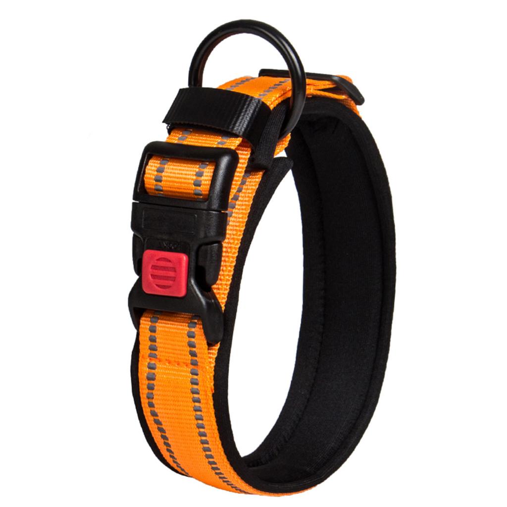 Ошейник для домашних животных, светоотражающий ошейник для собак с поролоновой шеей, цветной модный регулируемый ошейник для маленьких собак, средних собак, больших собак, универсальный ошейник