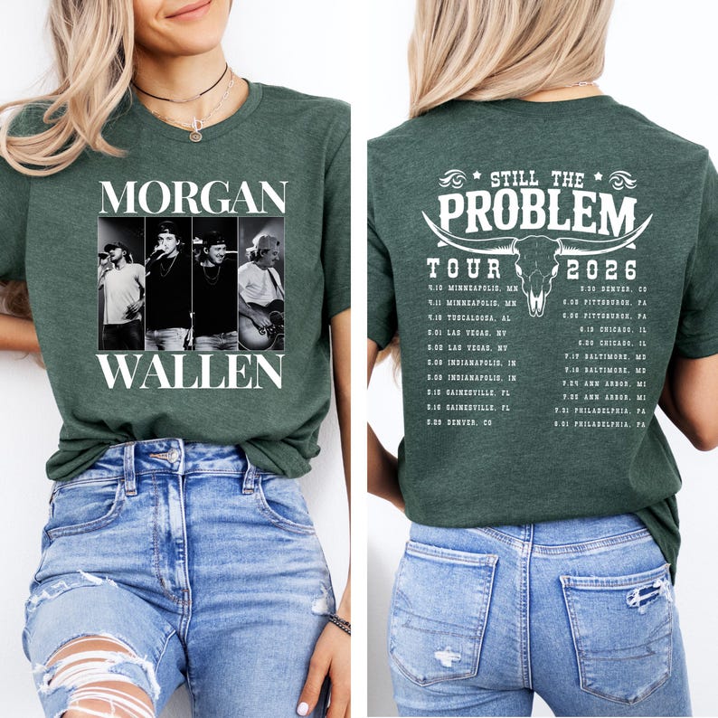Morgan Wallen Still The Problem Tour Shirt Comfort Country Music Tee Vintage Morgan Wallen Shirt Fan Gift Top