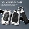 Для автомобиля VOLKSWAGEN Чехол-брелок для ключа из цинкового сплава Металлическая оболочка ключа для брелока для ключей автомобиля Для VW Volkswagen VW Tiguan MK2 Golf 7 MK7 T-Cross T-