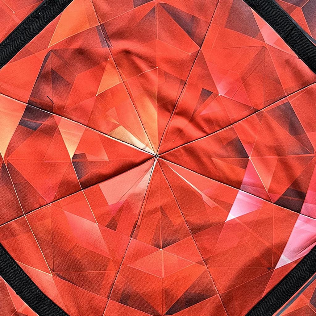 Flow 24.41 дюймов в диаметре легкий сложный Yangko для продвинутого легко вращающегося танца