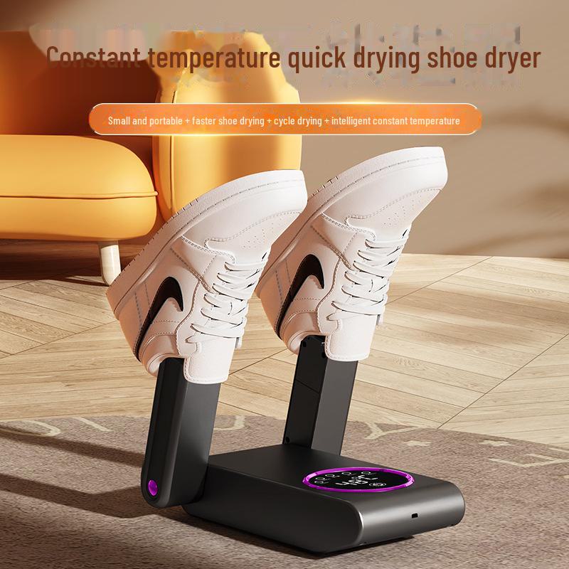 Портативная складная сушилка для обуви с постоянной температурой и контролем запаха – функция быстрой сушки и таймера