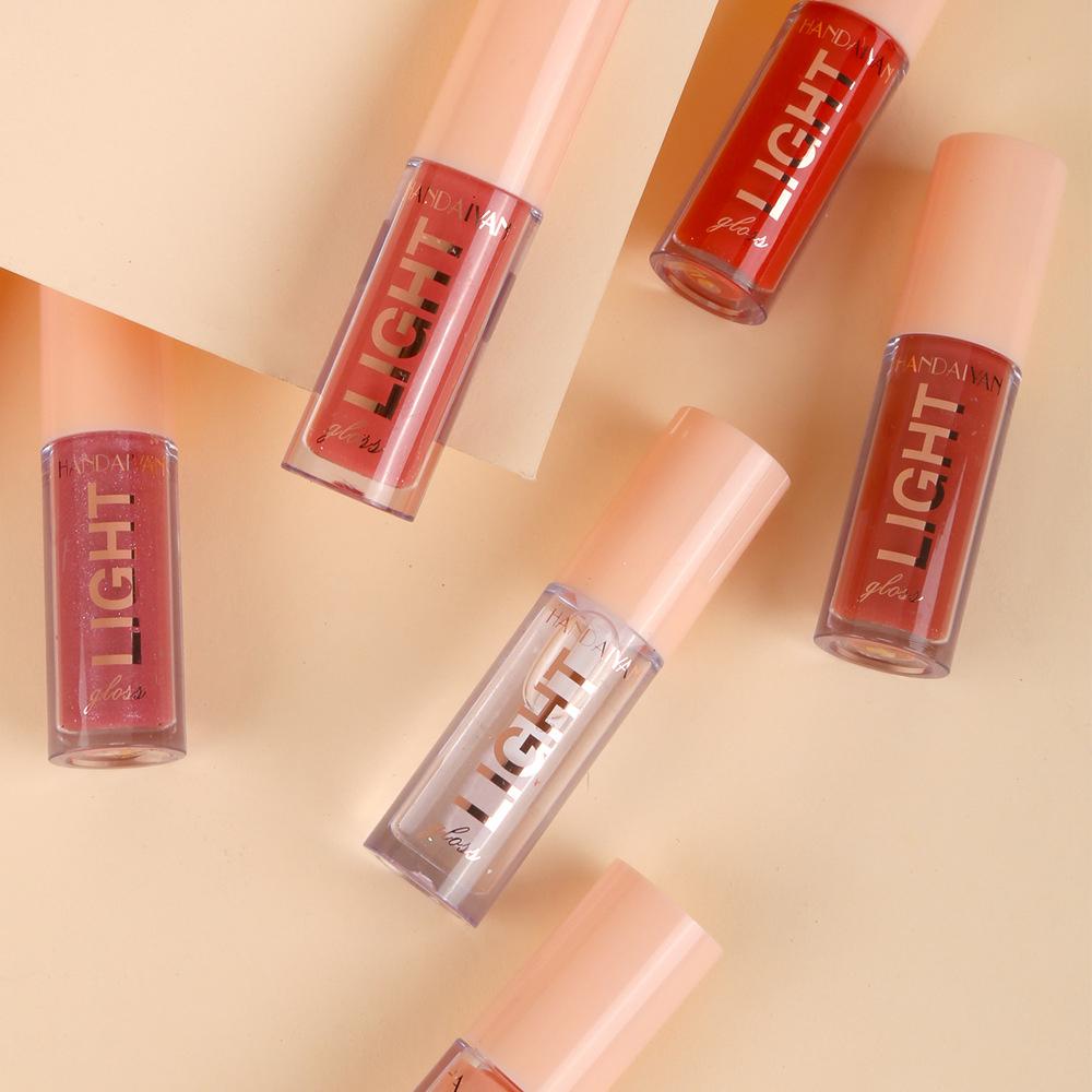 HANDAIYAN Блеск для губ, сексуальный, пухлый, блестящий, кристальный, желейный, красный, телесный, помада, жидкая водостойкая, увлажняющий, масляный, блеск для губ, макияж