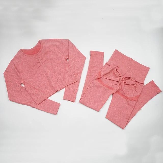 Бесшовный комплект для йоги, женская спортивная одежда для тренировок, спортивная одежда, спортивные костюмы для фитнеса