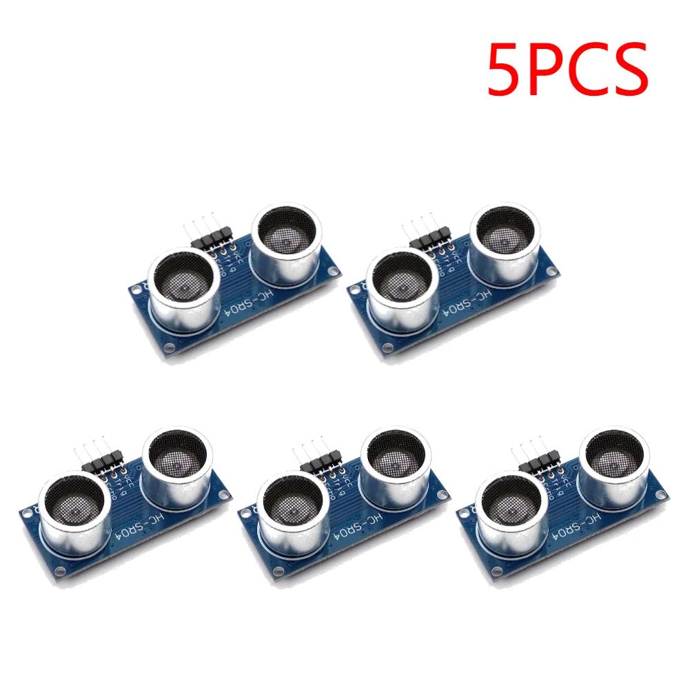 1-6PCS HC-SR04 Ультразвуковой волновой детектор Модуль измерения дальности HC-SR04P HC SR04 HCSR04P Плата датчика расстояния сонара 3-5,5 В