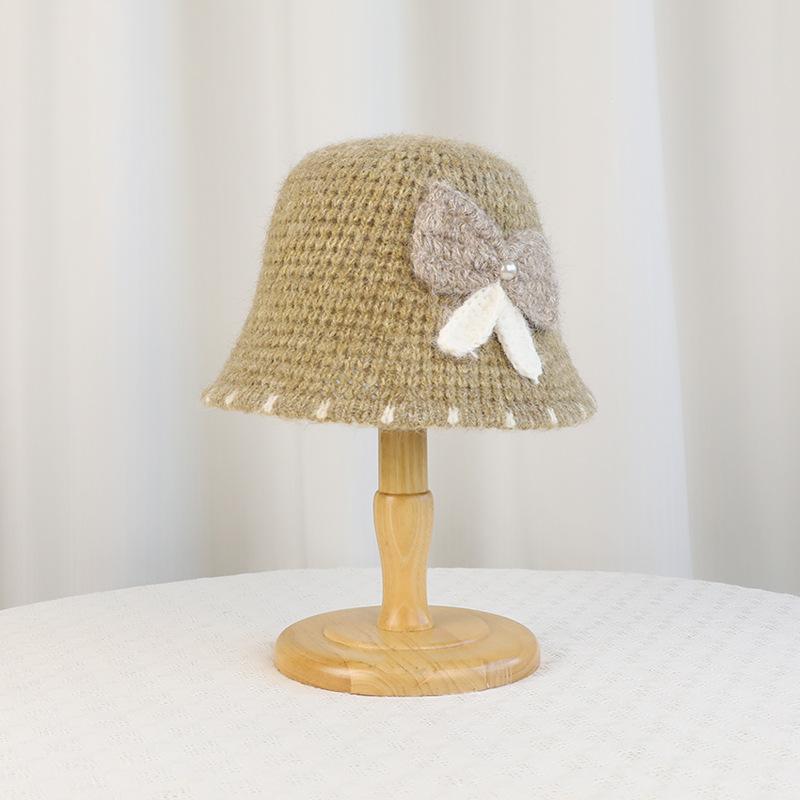 Осень и зима теплая панама маленькое лицо мода защита ушей шляпа-ведро универсальная вязаная шерстяная шапка женская