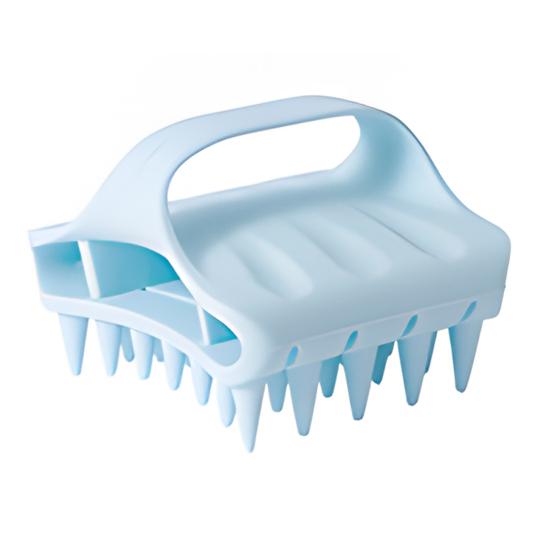 Силиконовая щетка для мытья волос с расслабляющим массажем способствует росту волос, глубоко очищает кожу головы.