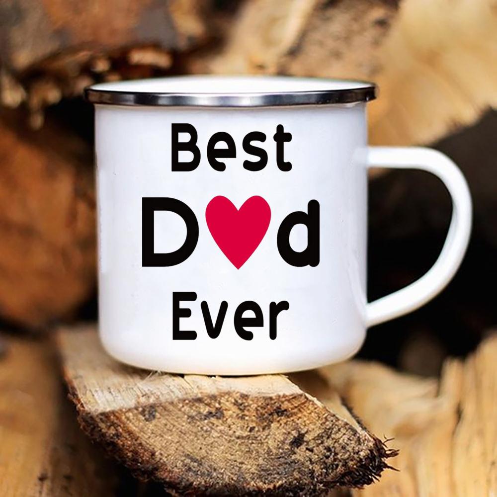 Папа, ты не старый, ты классический принт, смешная эмалевая кофейная чашка, оригинальные чашки для завтрака, чтобы сублимировать друзей, кружка для кемпинга, милая