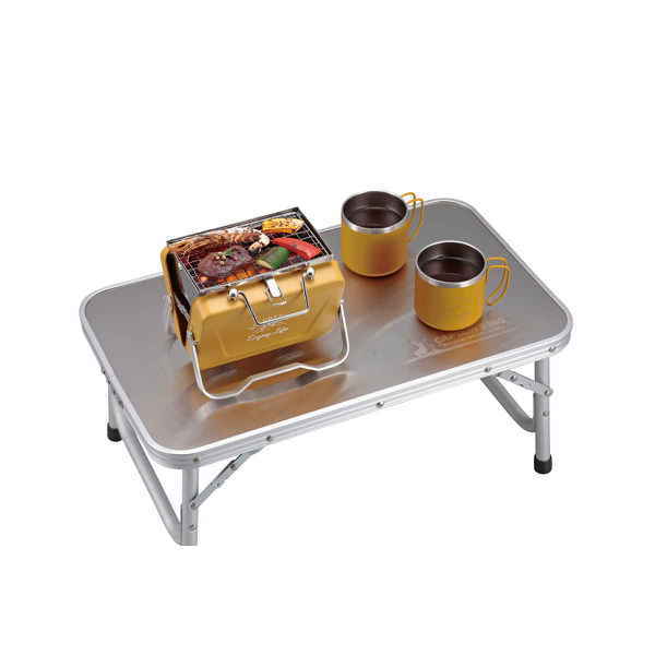 Pearlmetal Outdoor Grill Table V Type B6 Type Monte Captain Stag Yellow