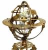 18" Solid Brass Armillary Sphere Vintage Nautical Astrolabe Globe Nautical Décor