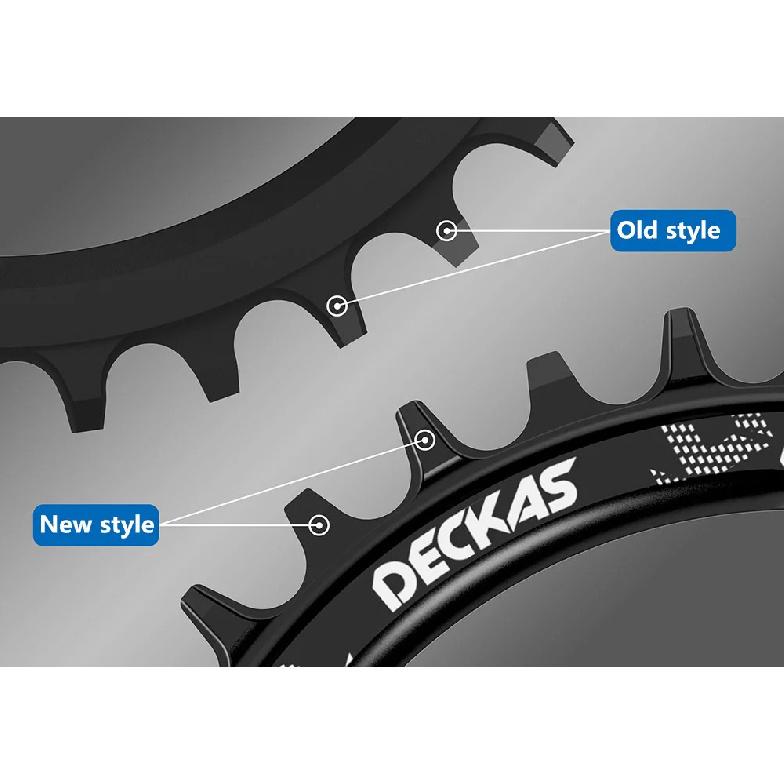 Кругло-овальная звезда Deckas 96BCD для MTB 96bcds 32T 34T 36T 38T 40T 42T 44T 46T 48T Асимметричная звезда для M7000 M8000 M4100 M5100