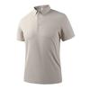 Men's Business Lapel POLO Shirt Men's Ice Silk Quick-drying Short-sleeved Men's Thin Breathable Casual Half-sleeve