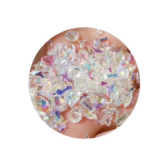 1 коробка, великолепный блестящий визуальный эффект, несколько стилей украшения ногтей, 3D роскошные художественные украшения, аксессуары для дизайна маникюра