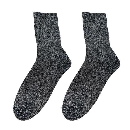 Женские блестящие носки до щиколотки, блестящие металлические носки, женские блестящие носки с ворсом, летние тонкие хлопковые носки для женщин и девочек