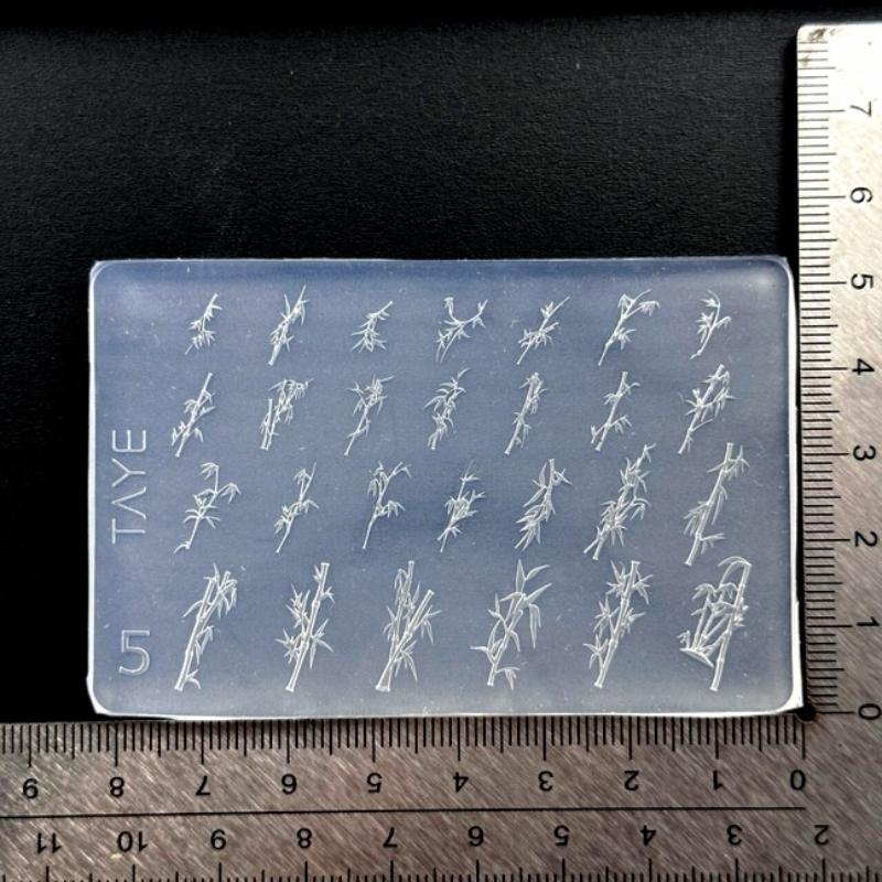 Силиконовая 3D форма для нейл-арта в виде цветка бабочки, сделай сам, винтажная рамка с цветком, цветочный дизайн, прозрачный рельефный шаблон, инструменты для маникюра