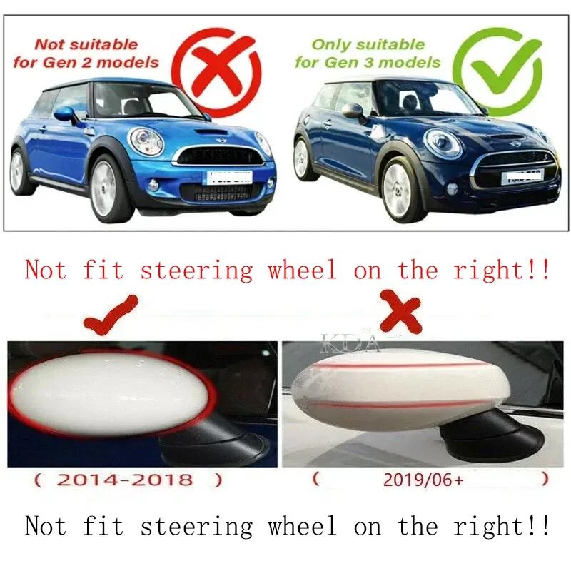 Auto Replacement Left or Right Rear Mirror Cover Shell Cap Housing For Mini F54 F55 F56 F57 F60 2014 2015 2016 2017 2018