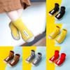 (Kung Pao Chicken)Baby Boy Girl Cartoon Warm Floor Socks Rubber Sole Shoes Anti-Slip First Walker