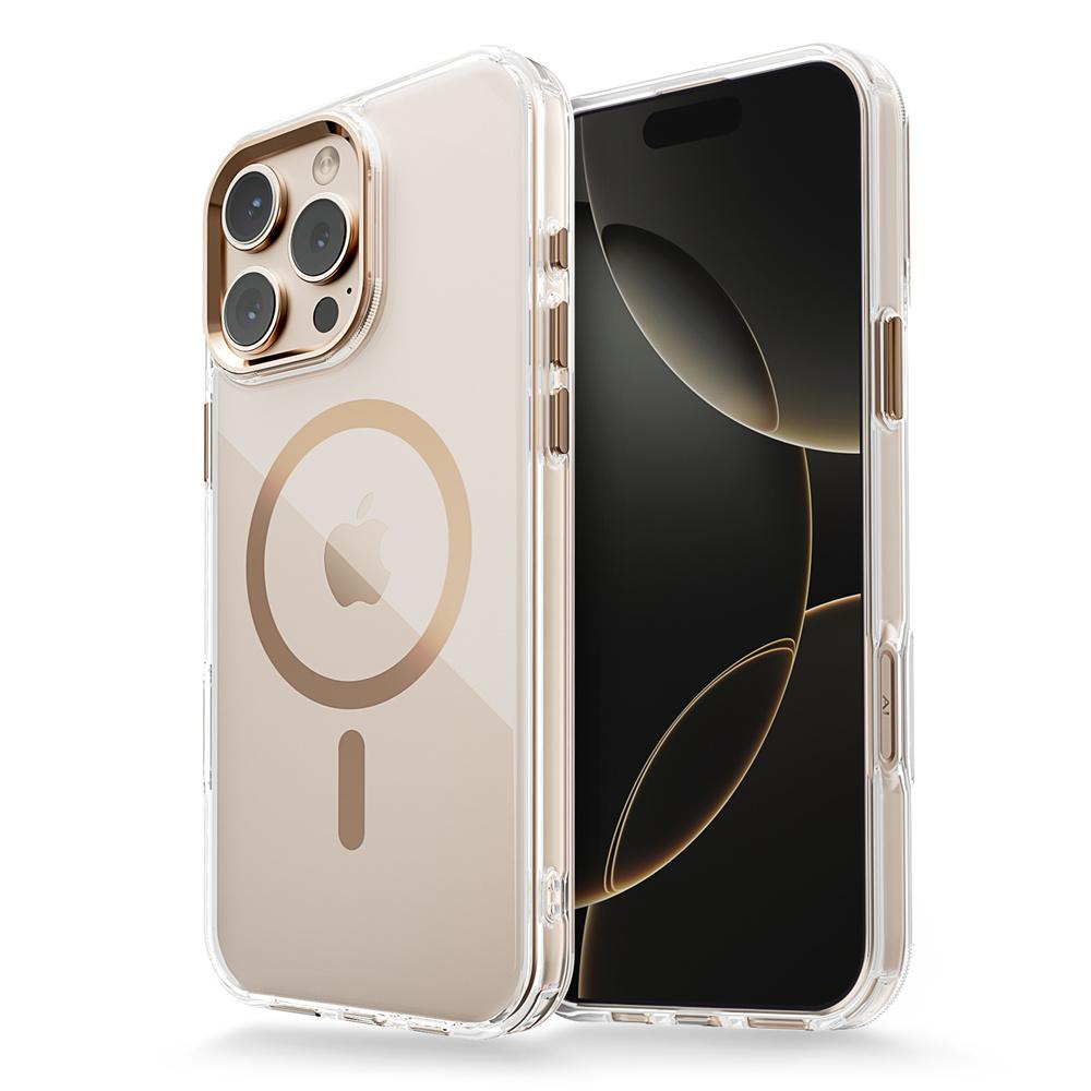 Роскошный магнитный прозрачный чехол для телефона для iPhone 16 11 12 13 14 15 Pro Max Magsafe беспроводная зарядка противоударный прозрачный чехол