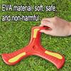 Outdoor Three-Leaf Boomerang Flying Toy Soft and Recreation for Boy Girl Easy to Throw and Catch Construction for Family Fun