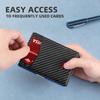 Мужской кошелек с RFID-защитой: Многослотовый картхолдер, Зажим для денег с защитой от кражи, Держатель для долларов