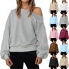 Women's Solid-color Fashionable Long-sleeved Top