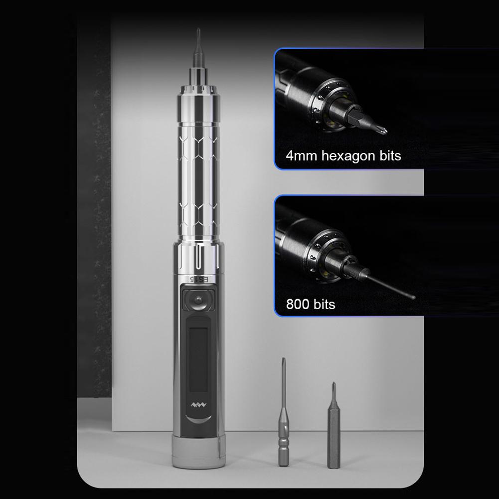 MINIWARE ES15 Электрическая отвертка с интеллектуальным управлением движением Ручная портативная отвертка High