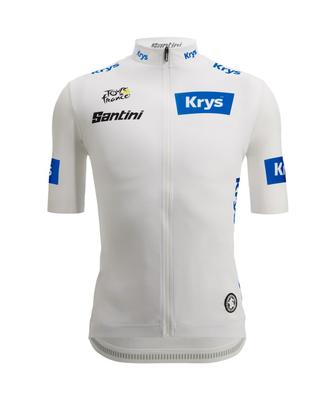 Santini Tour DE France-Белая велосипедная майка Funline, Мужская белая майка XXS