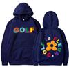 Golf Wang Le Fleur Flower Vote Igor Tyler The Creator Skate Hoodie Men Casual Hip Hop Sweatshirts Double Sided Print Pullover