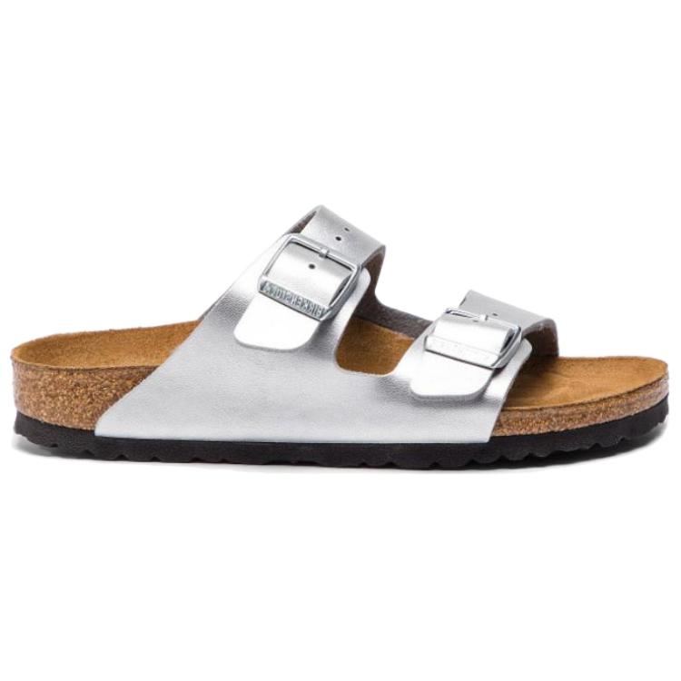 Birkenstock Аризона Бирко-Флор Серебристый (Женский) Кроссовки унисекс 1012283