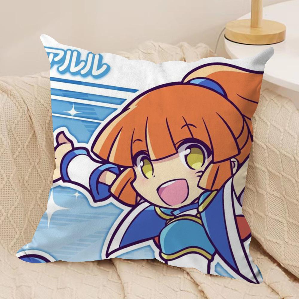 PPuyo PPop Fever Cushion Cover Soft Plush Fabric DoubleSided Printed Sofa Cushion Cover for All Seasons Home Decor Gift