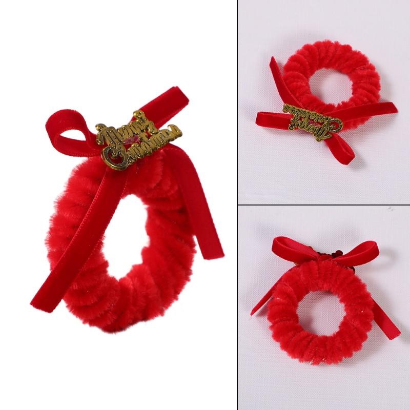 Рождественские бархатные держатели для салфеток с бантом Элегантные универсальные галстуки-клипсы ручной работы для столовой посуды Кольца для салфеток Идеально подходят для свадеб Рождества Дней рождения