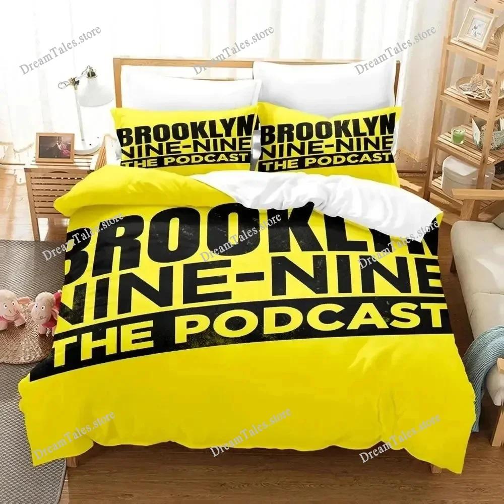Постельное белье Brooklyn Nine-Nine Односпальное Полуторное Двуспальное Евро Размер Кровать Комплект Постельного Белья Взрослый Детская Спальня Комплекты Пододеяльников Комплект Простыней