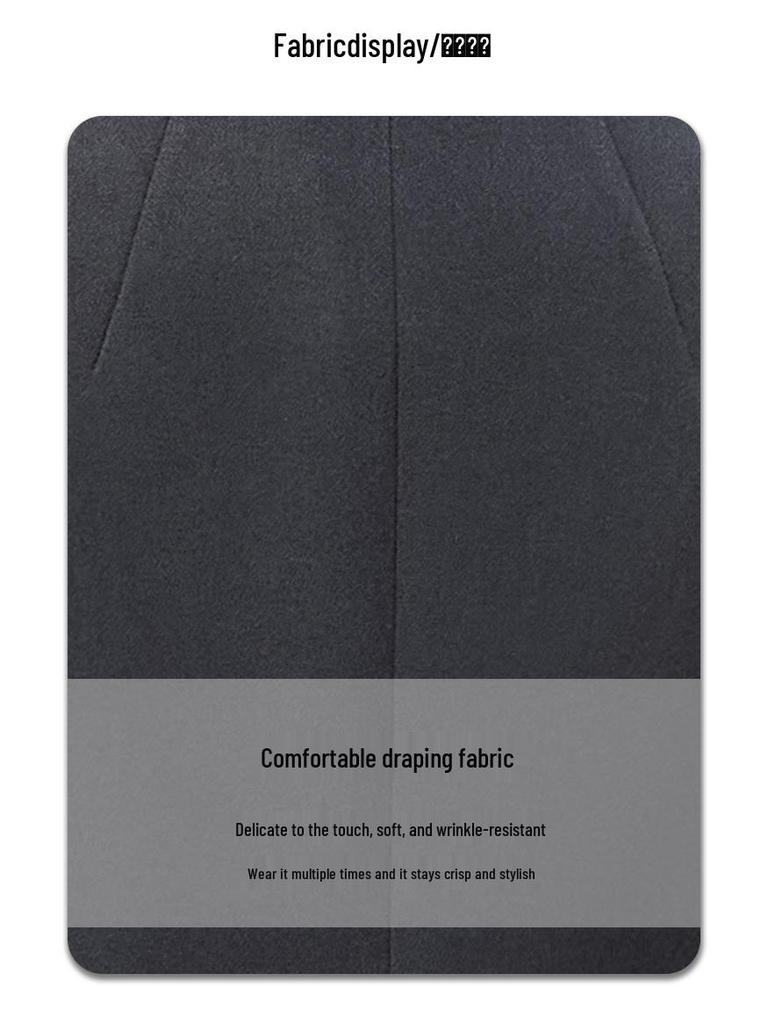 Elegant Apricot Women's Blazer Set: Chic Street Style, High-End Professional Suit