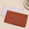 Women's Simple Solid Color Lychee Pattern Snap-Closure Coin Purse & Lipstick Bag