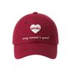 Emis HEART Crest BALL CAP - RED