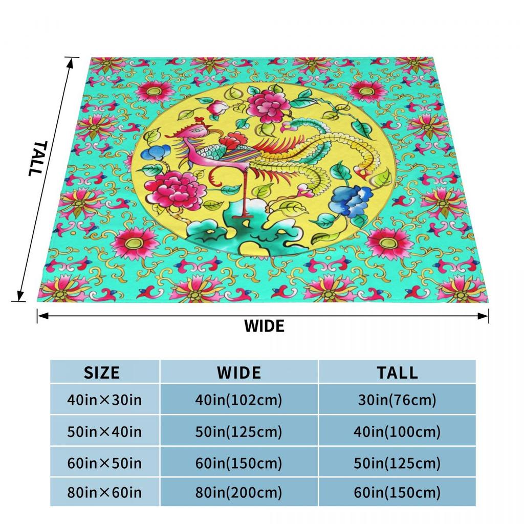 Peranakan Pattern Yellow 2024 An Ultra-Soft Micro Fleece Blanket