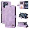 For Motorola Edge 60 Fusion 5G Leather Wallet Cases Skin Touch Phone Cover Stand with Strap