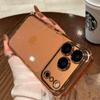 Роскошный прозрачный чехол для телефона с блестками для iPhone 17 16 15 14 13 Pro Max 17Pro Air Pating Бампер Защита камеры Прозрачная задняя крышка