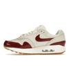 Nike Air Max 1 LX Team Red Croc Женские кроссовки Кремовый парус Gum-Светло-коричневый FJ3169-100