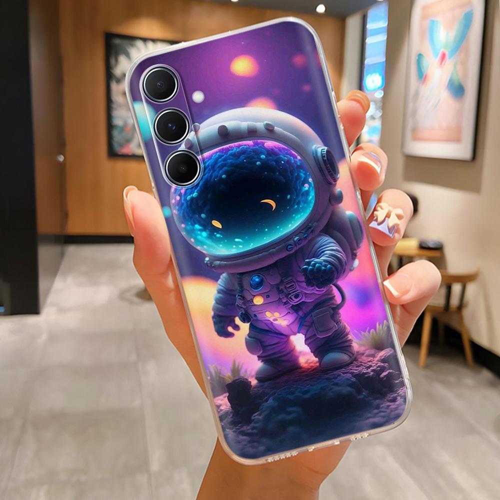 Чехол для Samsung A36 Роскошный Милый Мультяшный Крутой Забавный Расписной Мягкий Прозрачный Чехол для Телефона для Samsung Galaxy A36 5G Задняя Крышка SM-A366E