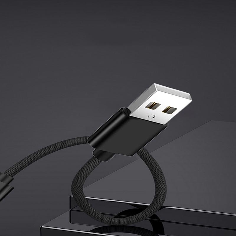 USB A к Type C нейлоновый плетеный провод зарядный кабель дата синхронизация кабель 3A быстрая зарядка для Samsung Android USB C мобильный телефон